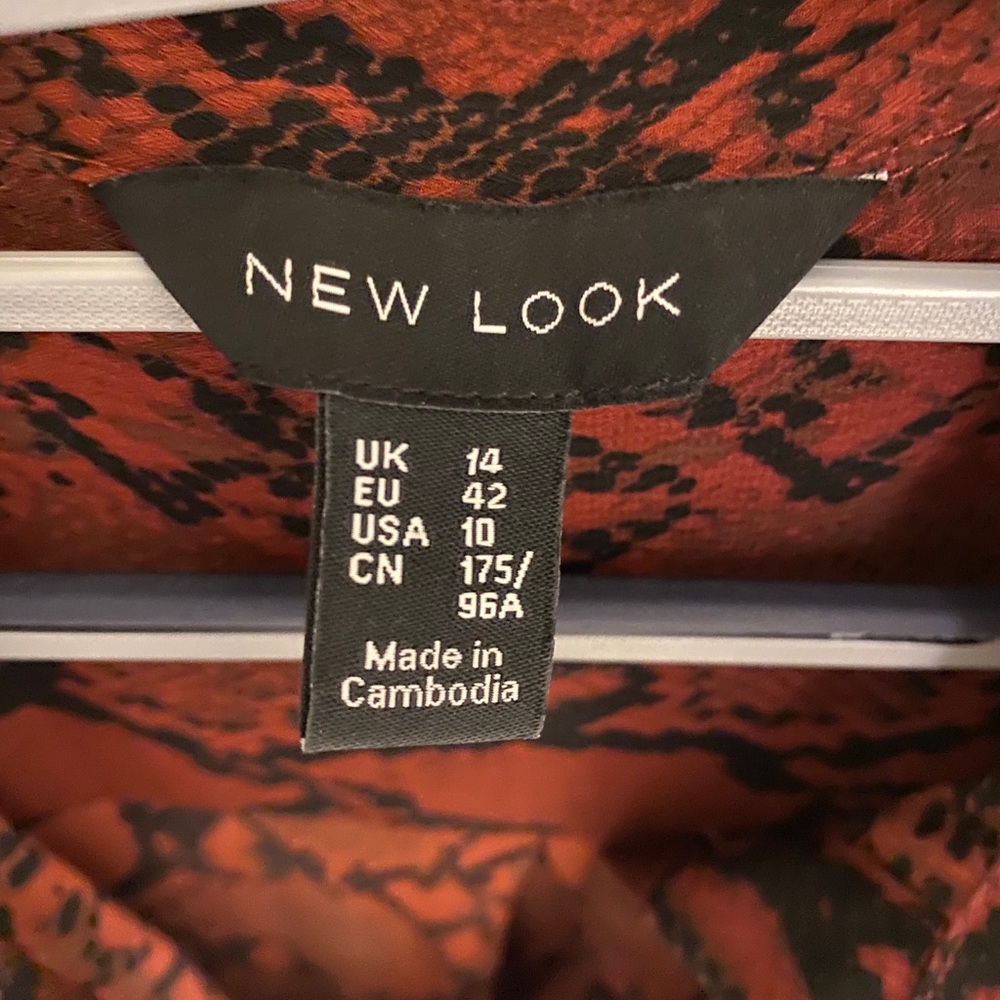 ASOS Snakeskin printed button down! - Picture 3 of 3